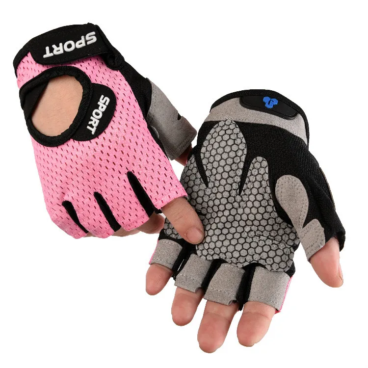 
wholesale fashionable grip non slip padded sports gym yoga gloves 