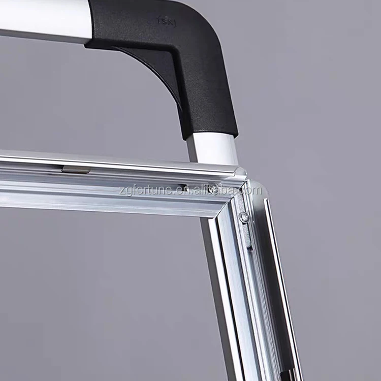 Eine Seite Außenbereich Aluminium Snap Rahmen Stehen Eine Rahmen