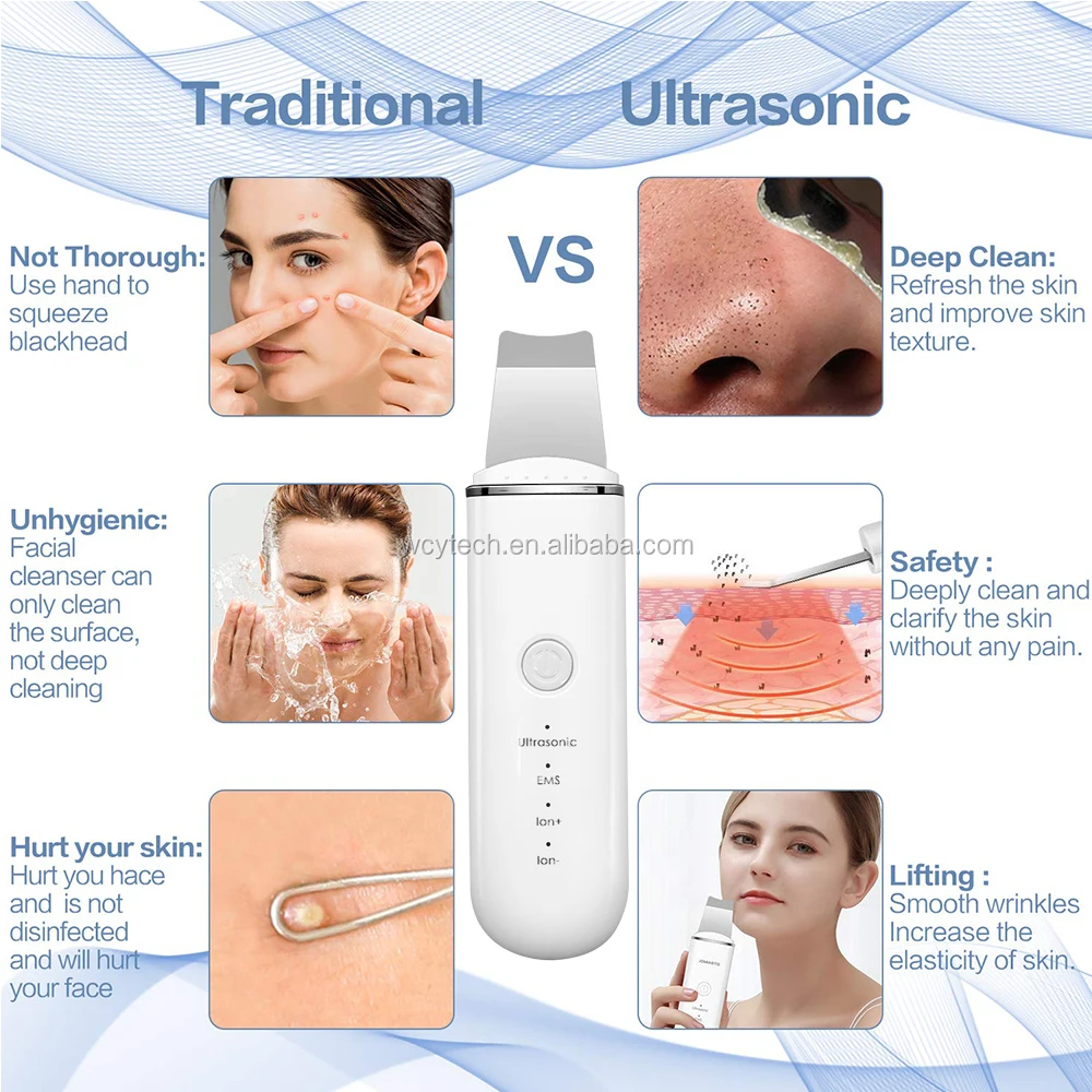 Professional Ems Face Peeling Pimples Acne Treatment Blackhead Remover ...