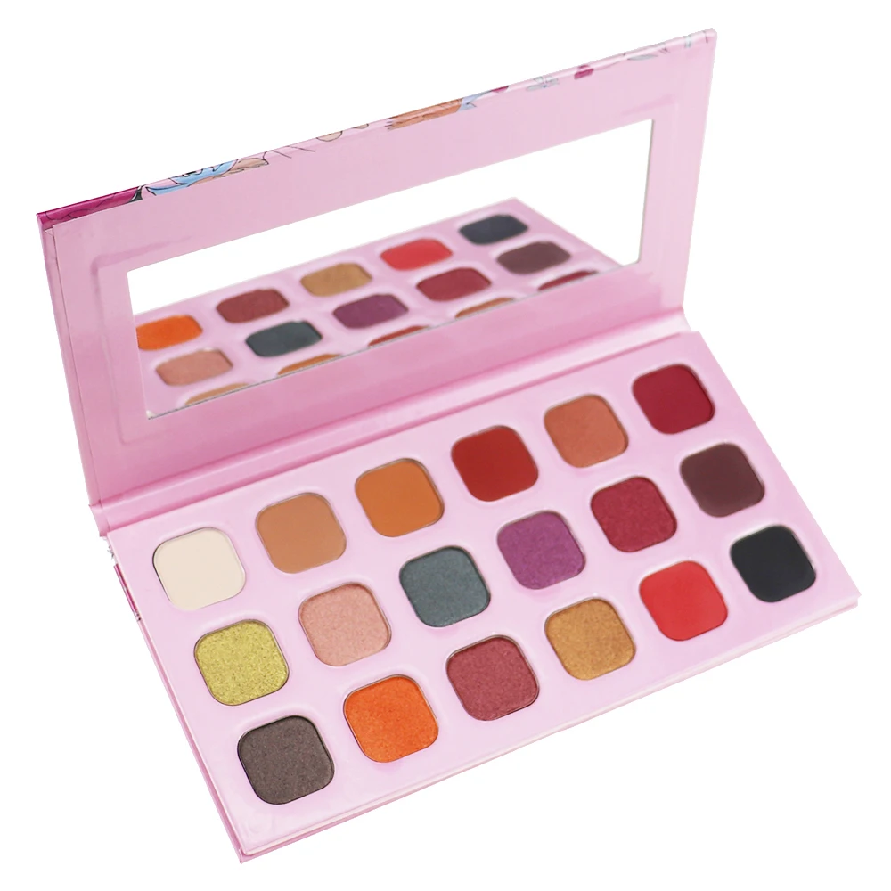 

Private Label Cosmetics 18 Colors Eyeshadow Palette Custom Your Brand