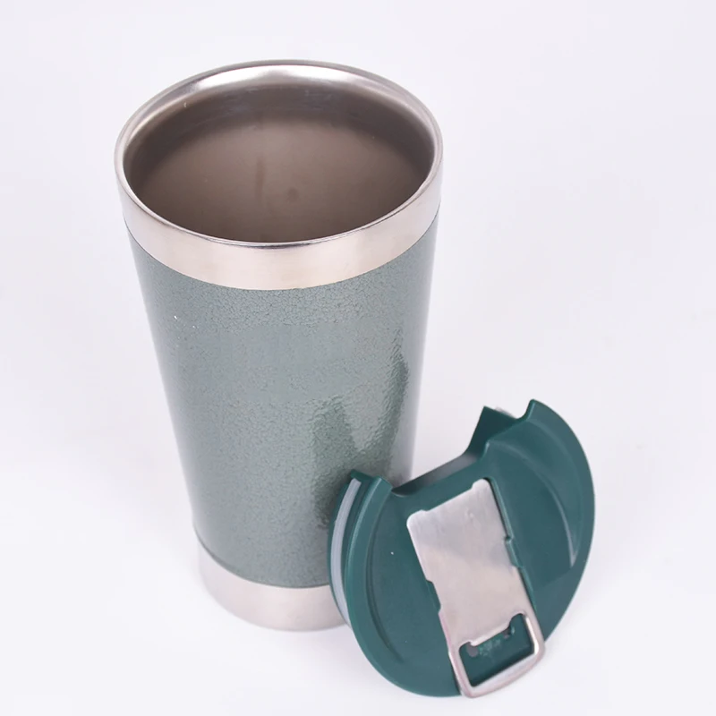 

2021 summer camp theme New classic Stanley 1pint Vacuum stainless steel beer mug with beer opener