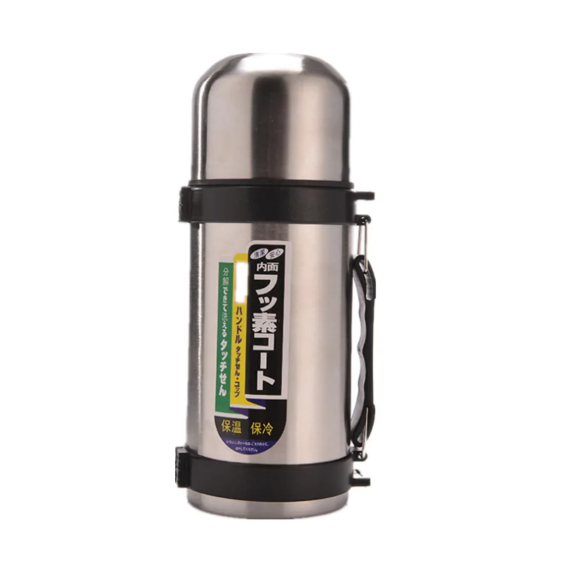 

Stainless steel double-layer large cup body outdoor kettle coffee cup