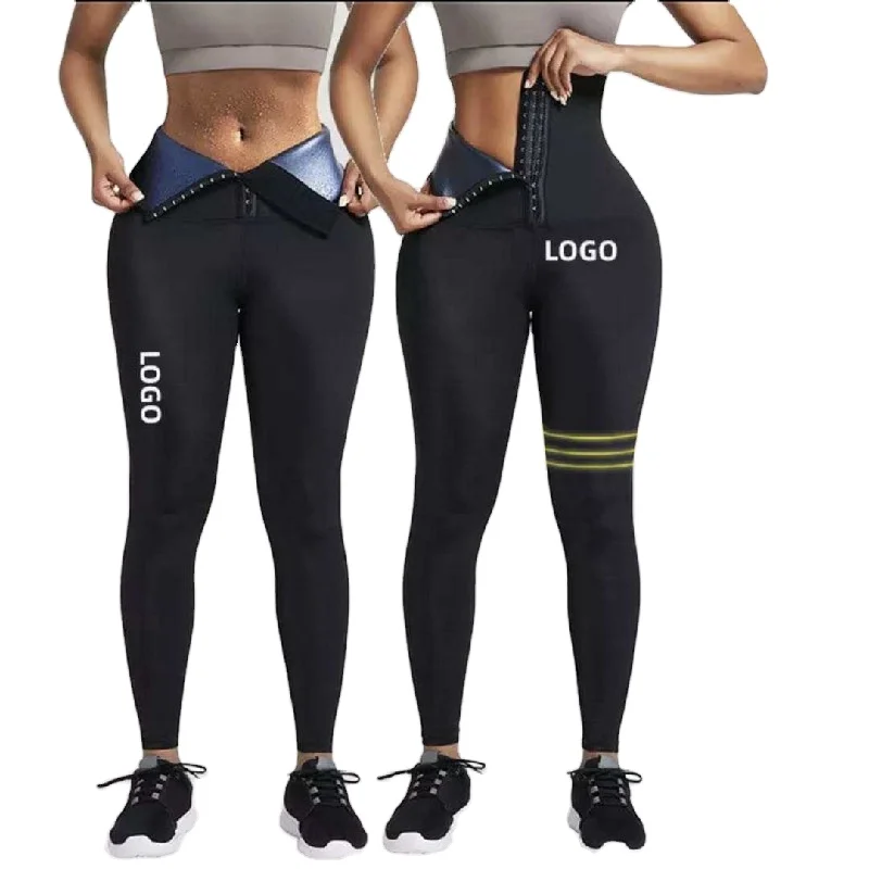 

Dropshipping Sweating Yoga Pants Body Sculpting Leggings Sport Women Fitness High-waisted Tights Push Up Leggings Fat Burning