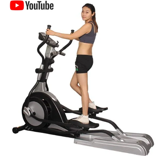 

Youtube hot magnetic cardio outdoor stepper flatscreen new commercial manufacturers fitness cross machine elliptical trainer, White, black,red