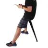 Portable Mini Body Seat Telescopic Folding Stool For Queue Up,Travel,Waiting,Outdoor Activities With Cloth Bag
