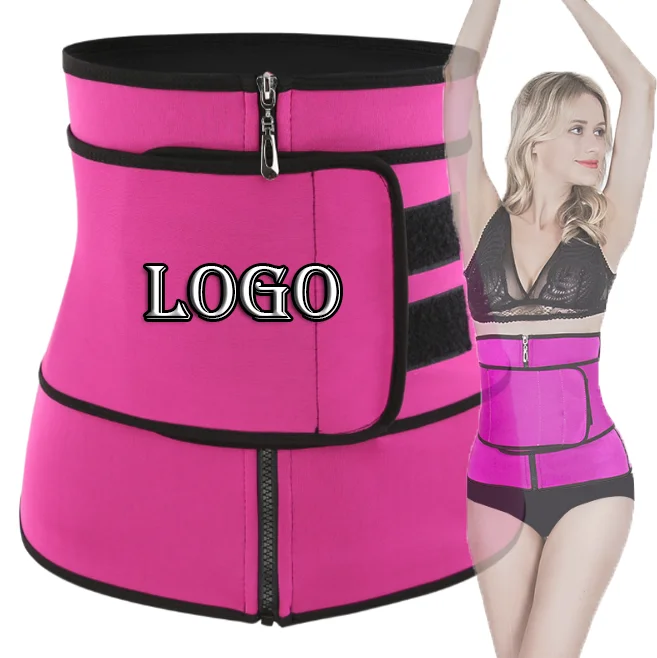 

Women Plus Size Sweat Belt To Lose Weight/Latex Double Strap Waist Trainers For Ladies/Pink Postpartum Lumbar Corset, Purple/pink/blue/black