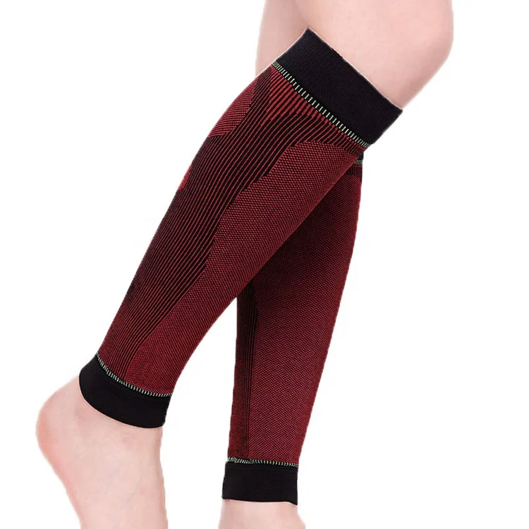 

Fashional Leg Protector Men's Sports Warm Basketball Sheath Leg Protector Pressure Sheath Marathon Women's Hiking Legs sleeve, Claret