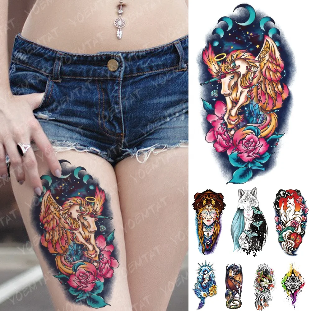 

Popular customized half arm temporary tattoo sticker, Cmyk