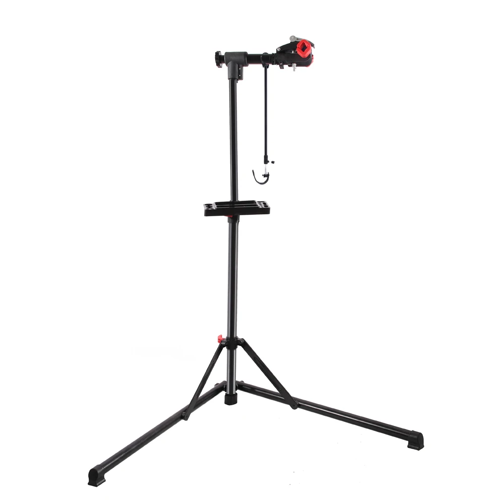 

Bike Repair Work Stand Bicycle Work Stand Height Adjustable Parking Floor Stand HONGSEN HS-X006R, Black silver