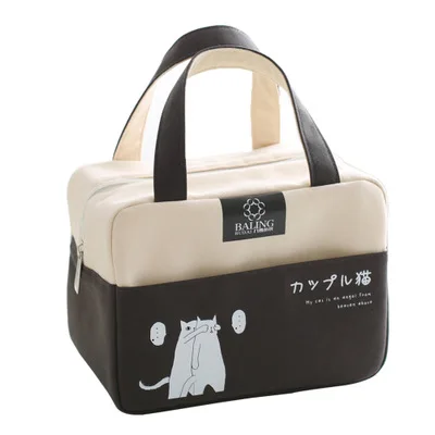 

Digital Printing Insulated Lunch Bags Waterproof Portable Cooler Lunch Bag For Women, Picture color , can be customized