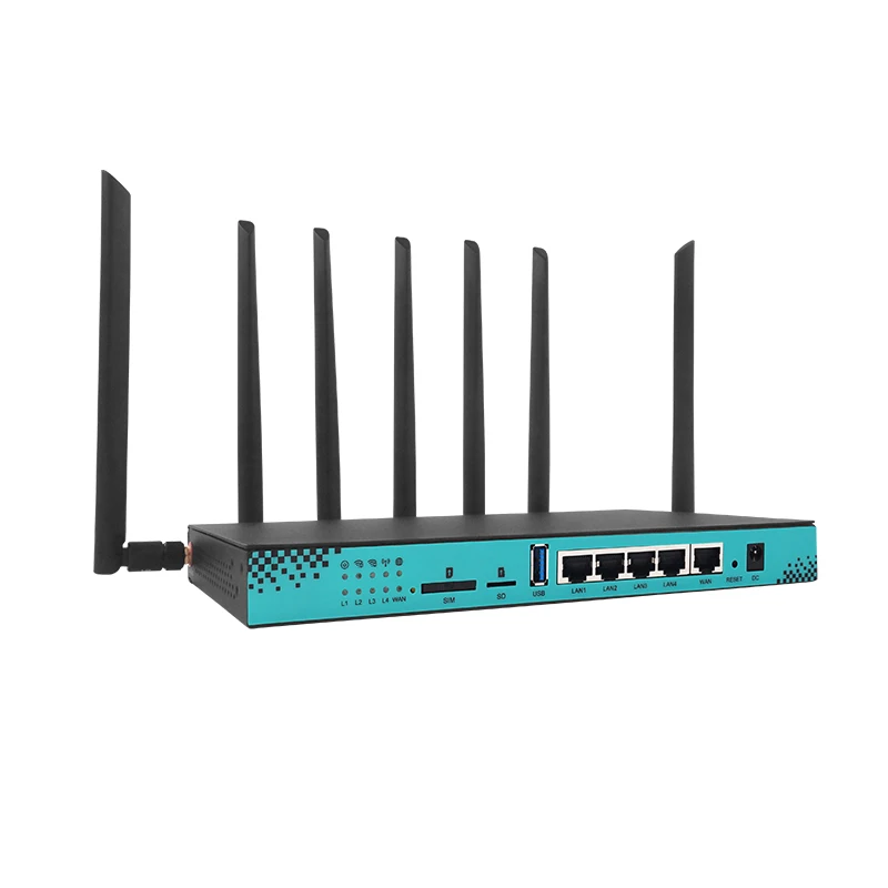 

5G 4G 1200Mbps dual band 2.4Ghz 5.8Ghz WG1608 16M Flash 256M RAM wifi router with PCIE slot, Black