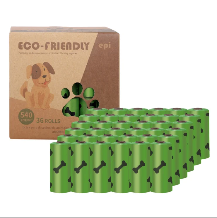 

Custom self customize custom logo private label cornstarch scented storage dispenser compostable biodegradable pet dog poop bags