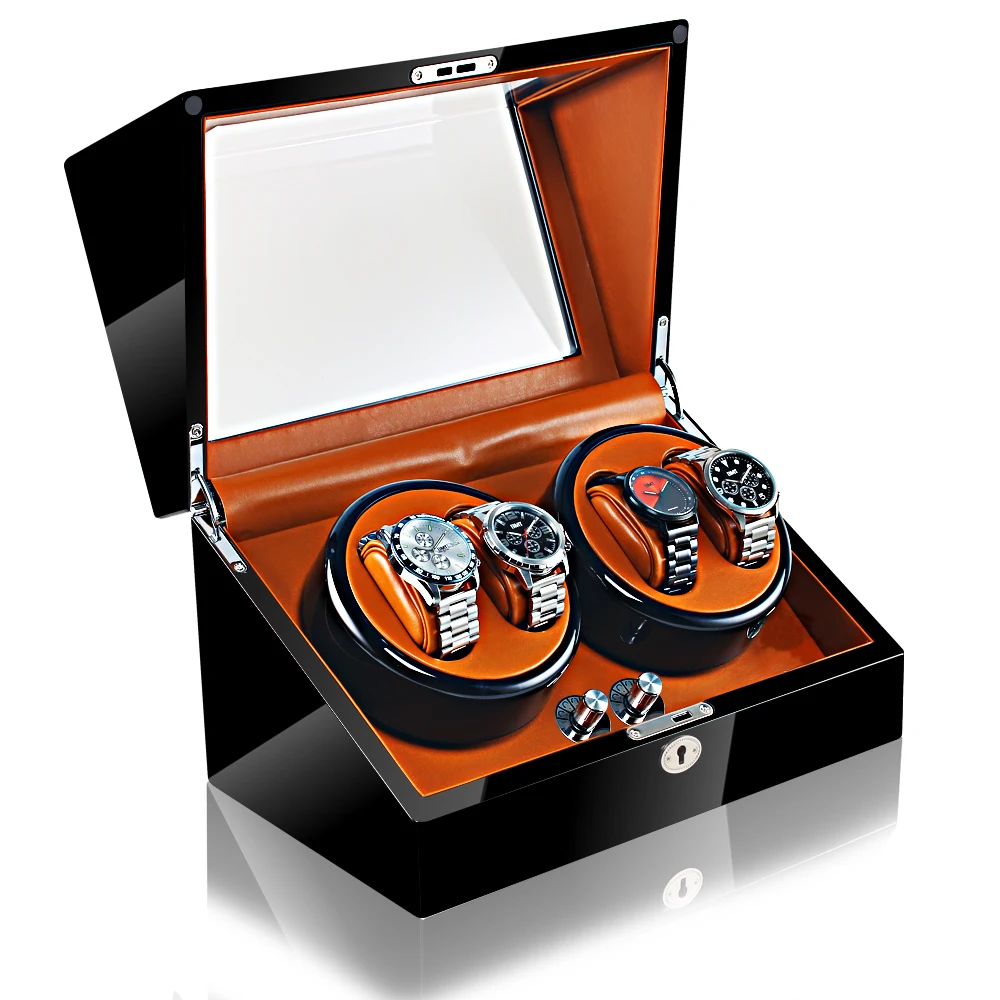 

Packaging Luxury Watch Display Winder Box 4+0 Automatic Watch Winder