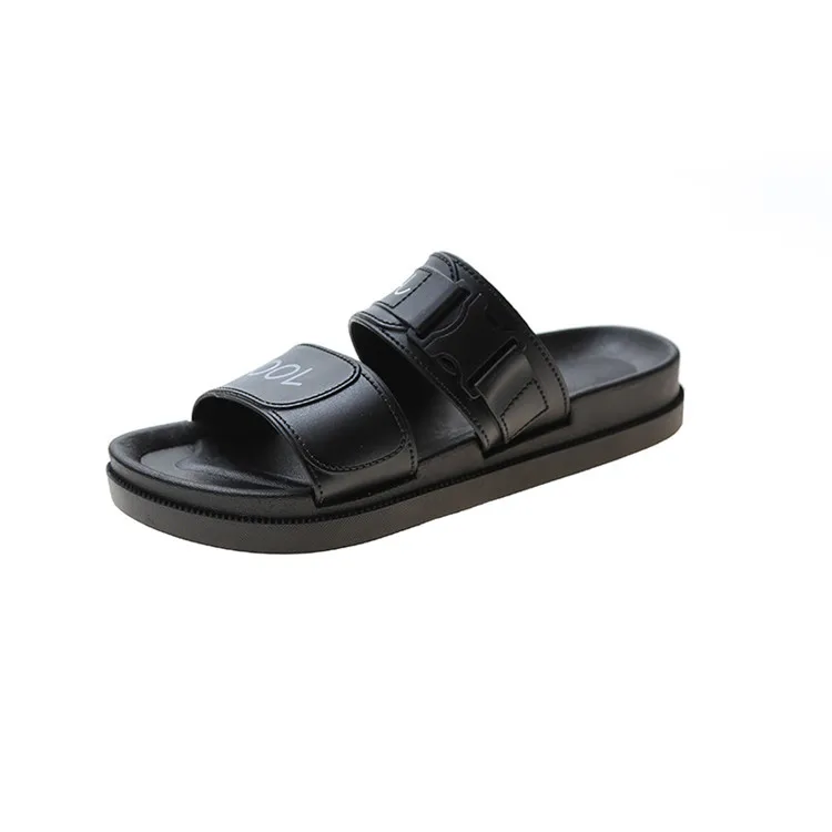 

Summer New Korean Version Of Versatile Net Red Thick Bottom Fashion Letter Sandal Women's Shoes, As picture