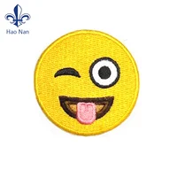 

Custom patch embroidery logo customizable color woven label kids patches for clothing