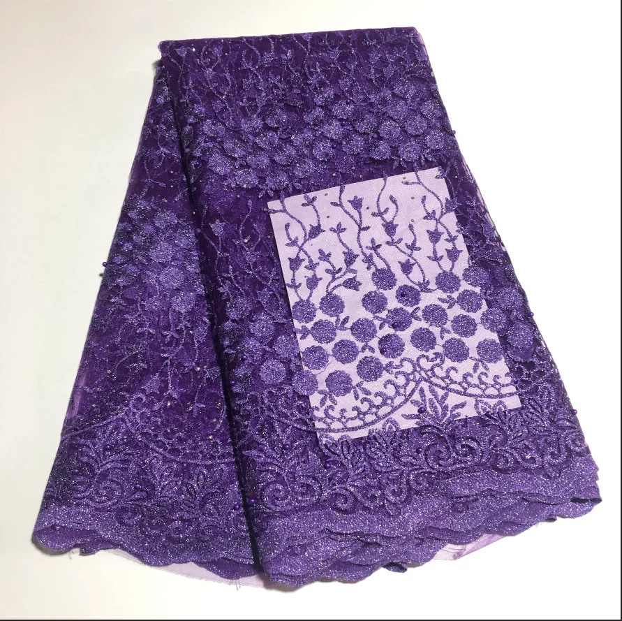 HS embroidery net lace africa nigeria lace fabric embroidery designs