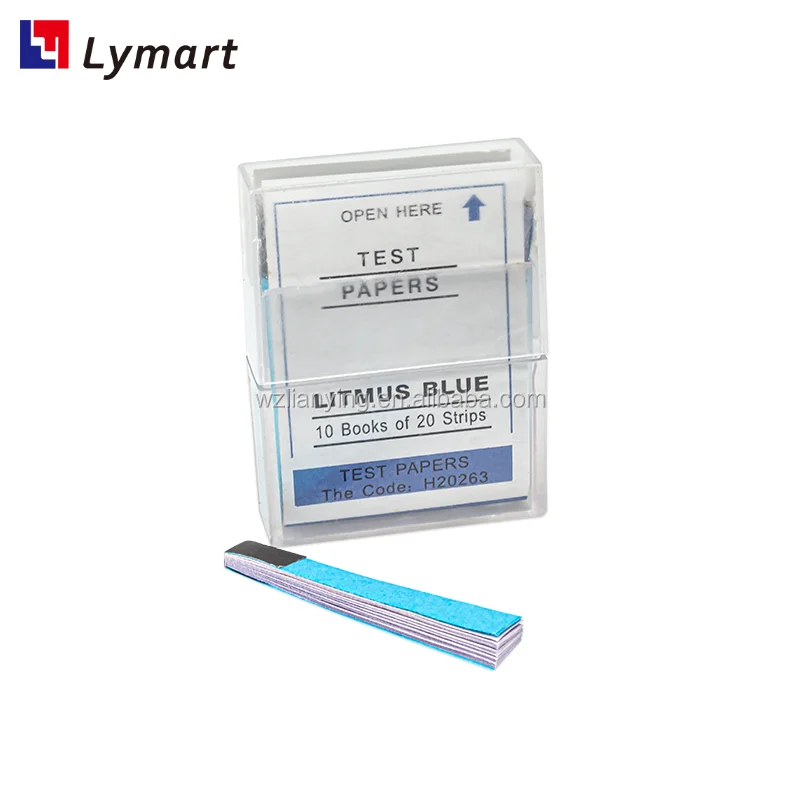 acid indicator ph blue litmus test strips paper, View litmus paper for ...