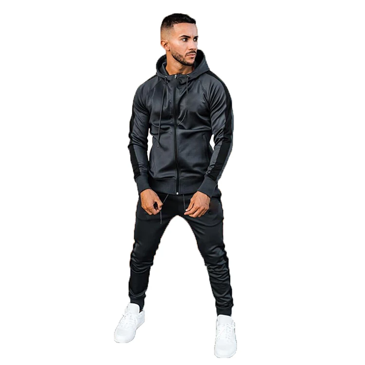 

logo custom high quality wholesale brand vendors private label mens cotton fleece two color tracksuit tech jogging suit, Blue,black,red,wine,grey,and custom color accepted