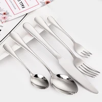 

Sus 410 Reusable Luxury 24Pcs 72 24 Pc Piece Royal Wedding Stainless Steel Cutlery Set