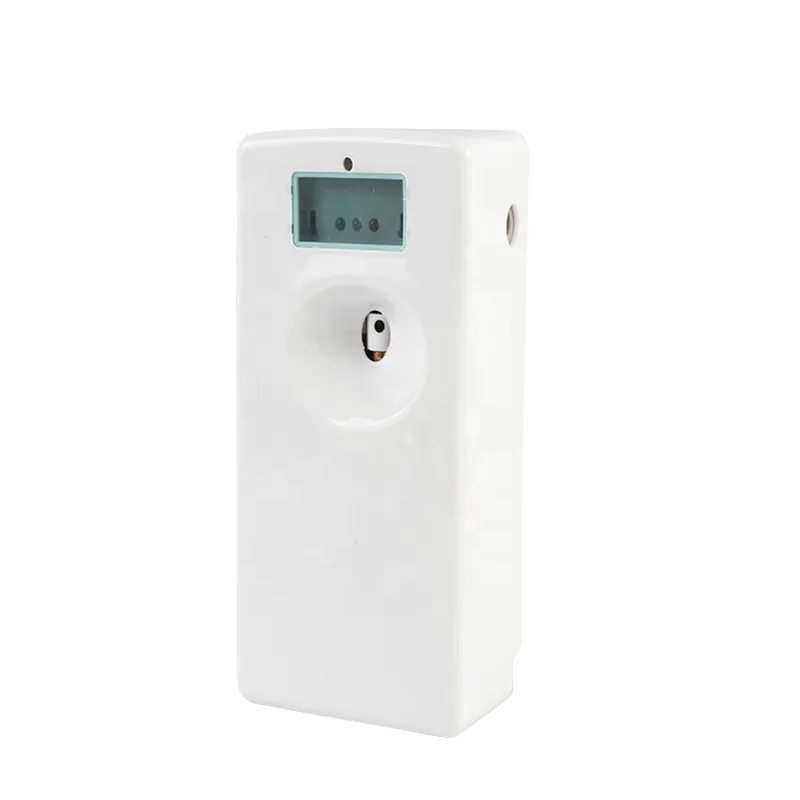 

wall mounted LED toilet liquid refillable spray perfume dispenser, White