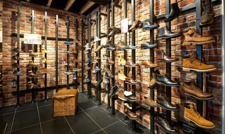 家具鞋店鞋展示架批发摊位设计