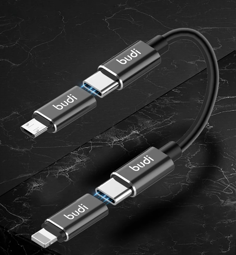 
2020 best selling new design mini convenient charging tool box with wireless charger 3 in 1 usb cable from budi factory in stock 