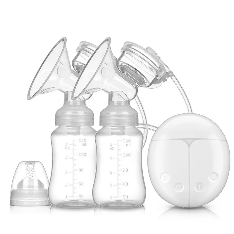 

Factory Food Grade Silicone Electric Breast Pump Potable Double Milk Extractor Kit Efficient Mute Breast Pump