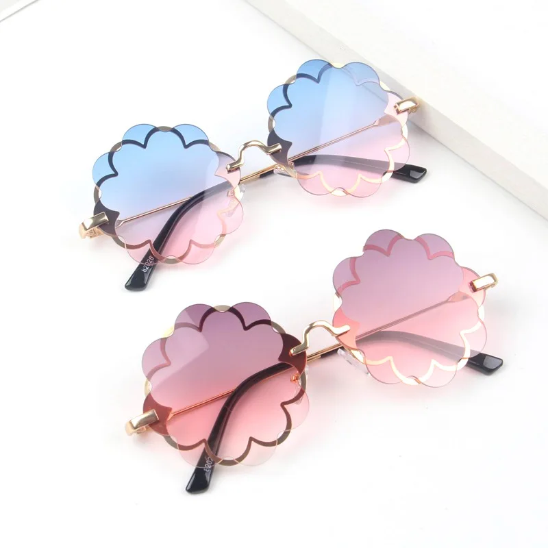 

Hot Selling Baby Flower Sunglasses Colorful Kids Sun Glasses