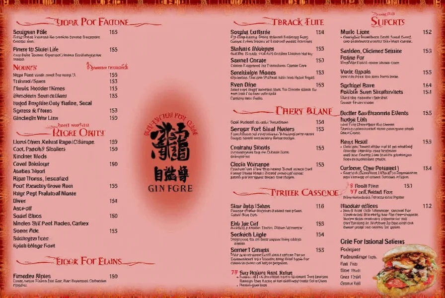 Ginger Fort Washington Menu: Current Offerings & Details