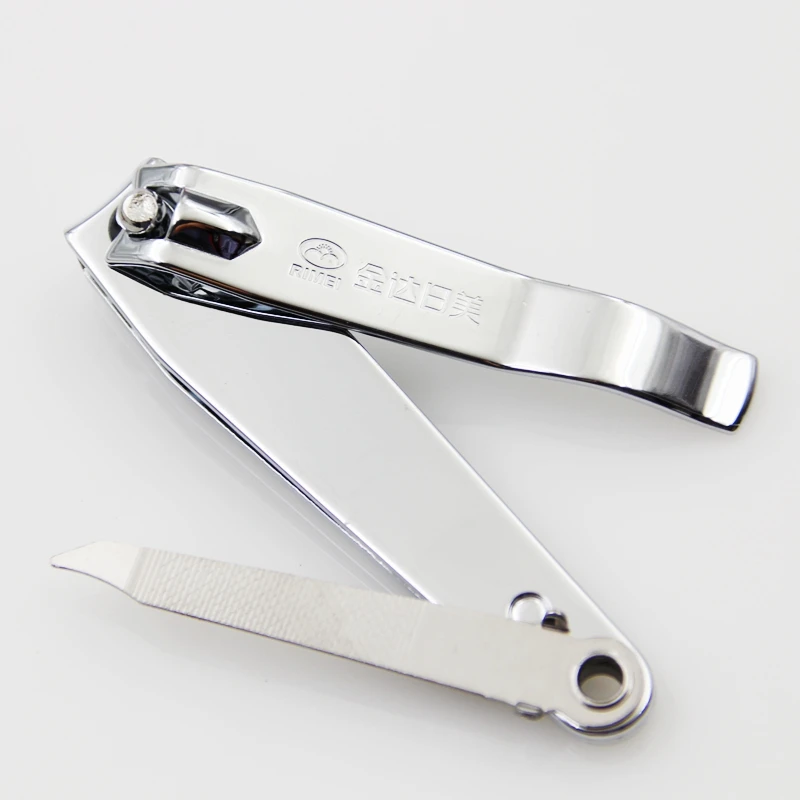 
Promotion custom logo carbon steel finger nail clipper for thick nails RM618 