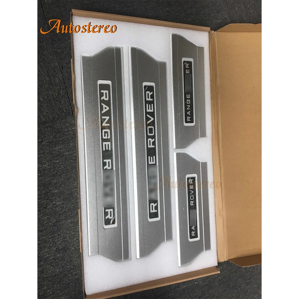 

Car Tread Plates Exterior Accessories LED Light Door Sill Scuff Plate For Land Rover Range Rover Vogue/Sport/Discovery 2014-2022