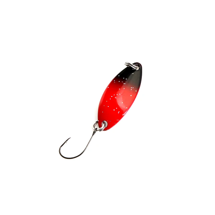 Leaf Metal Spinning Spoon Fishing Lure 3.5cm 3.3g Small Micro Fishing
