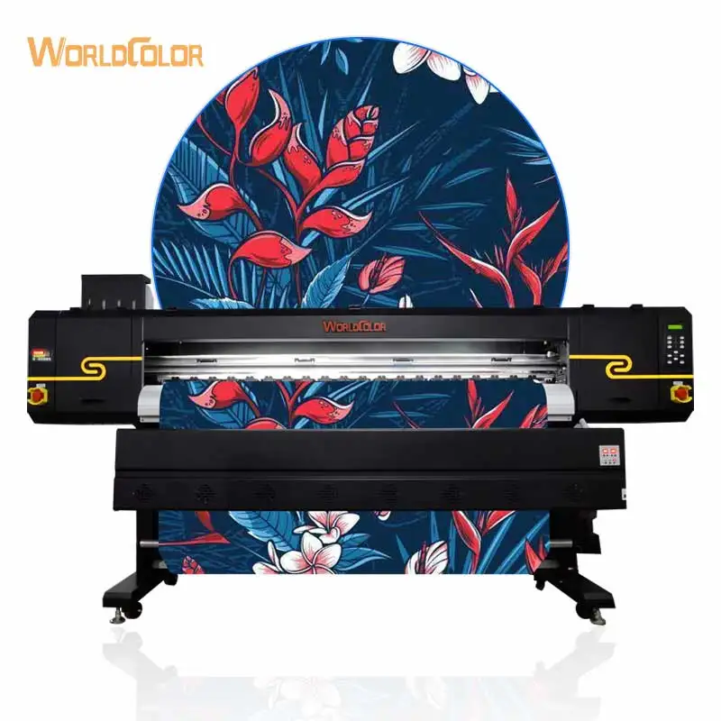 

1.9m Large Format sublimation printer with three heads i3200 digital printing textile printing machine for polyester