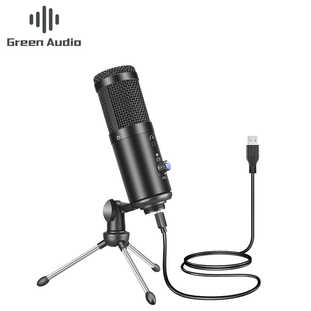 

GAM-A6 Professional Recording Studio USB Condenser Microphone with tripod Stand for Phone PC Skype Online Gaming Vlogging