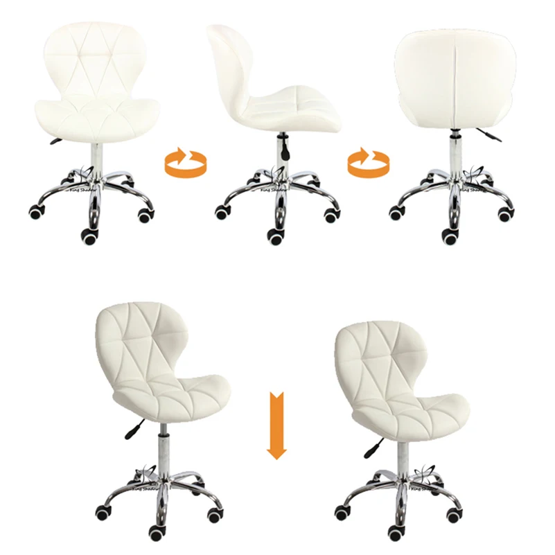 

Beauty nail salon furniture rolling stools bar stool chair salon chair for hair stylist