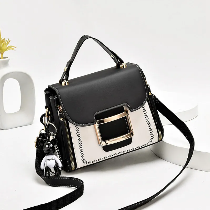 

TD9027 2021 new western style large capacity shoulder bag European and American fashion portable messenger small square bag