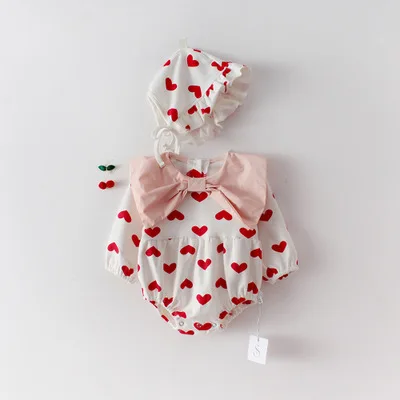 

F10892A Hot fashion Baby cotton long sleeves romper baby rompers, As picture