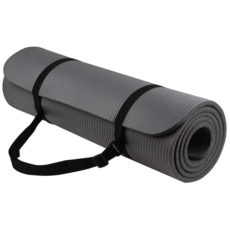 

Manufacturer Hot Selling Fitness Exercise Custom logo Color Feature NBR Thick 10mm Yoga Mat