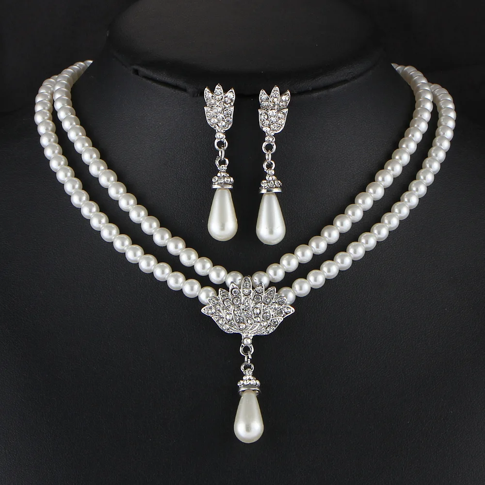 

Fashion jewelry sets women pearl necklace for women Wholesale N99265