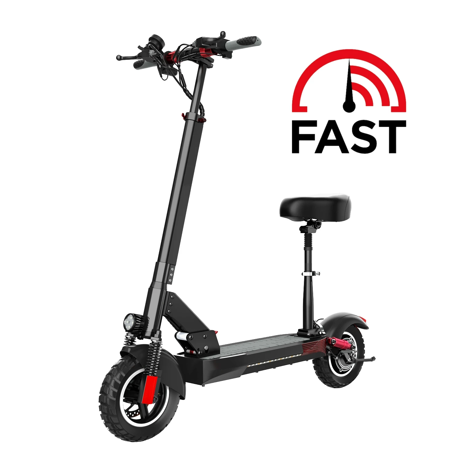 

USA warehouse ready stock 48V 800W off Road 10 inch 48V 16Ah Electric Scooter For Adults with 45km/h speed