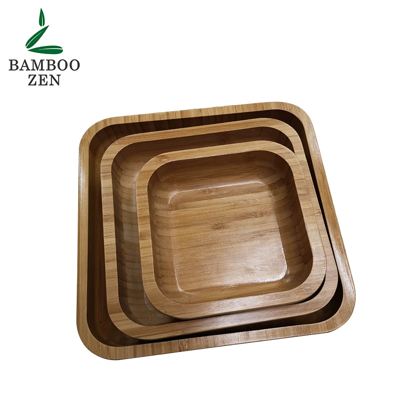 Bamboo Restaurant Serving Dishes/bamboo Fruit Plate/fancy Dessert