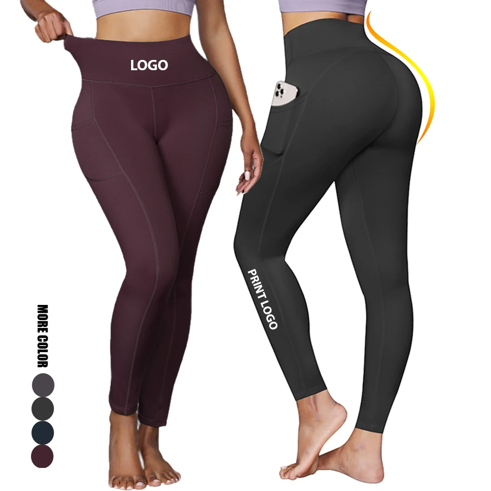 

Free Sample Tummy Control 3 Hooks Yoga Pants Leggings Waist Trainer Butt Lift leggings Corset With Pocket Waist Trimmers, As show