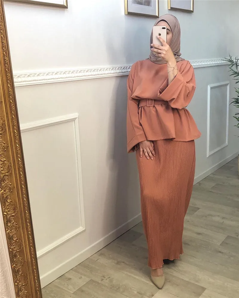

Custom Muslim High Demand Indonesia Women's Abaya for eid Two Piece Prayer Abaya for Dubai Islamic, Black,beige,army green, khaki,pink,gray