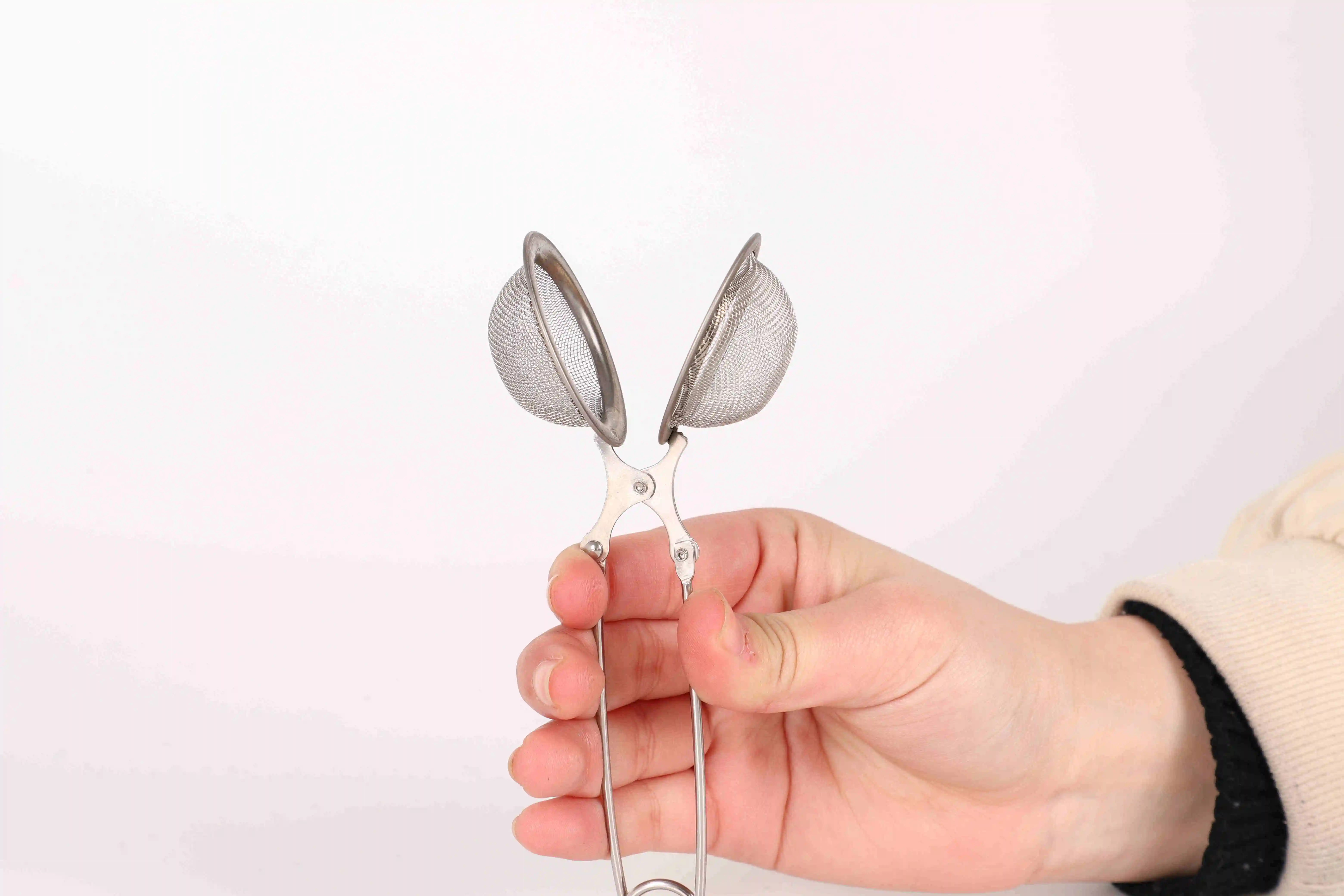 
YongKang Minli Stainless Steel Mesh Tea Strainer With Handle For Lid Tea 