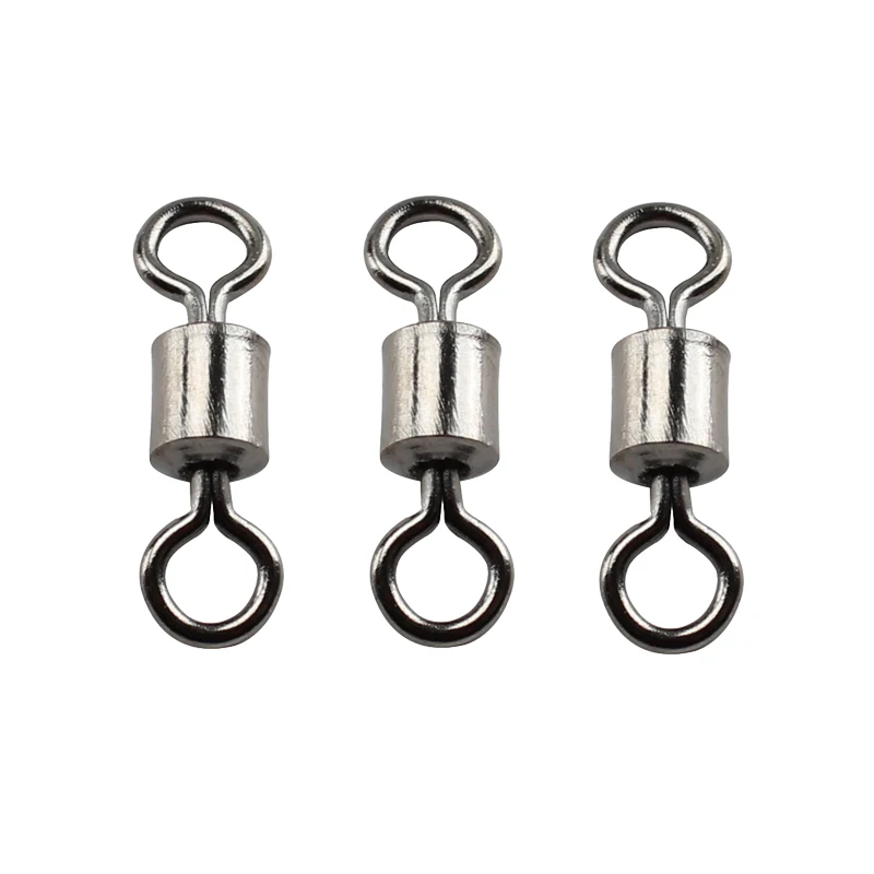 

Fishing Barrel Swivel high rotation speed Fishing Tackle Stainless Swivel Rolling Fishing Swivel Line Connector Accessories