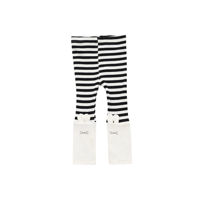 

Fashion Design Striped Full Length 1-3-year Old Baby Girl Trousers Spring Autumn Baby Pants