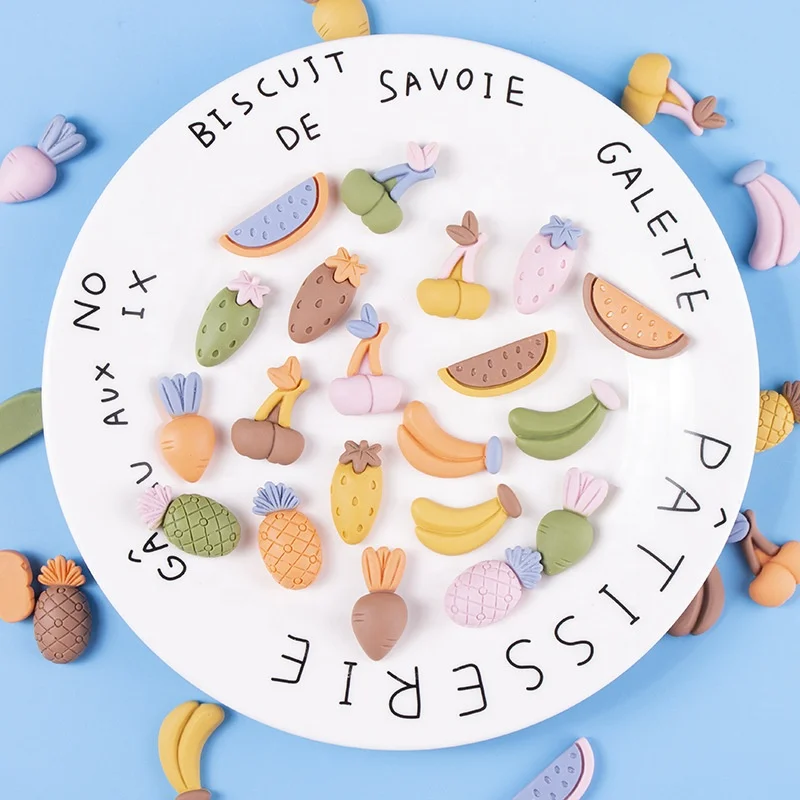 

Paso Sico Popular Cute Fruit Shape Resin 3d Nail Art Decoration Charms For Lady Female