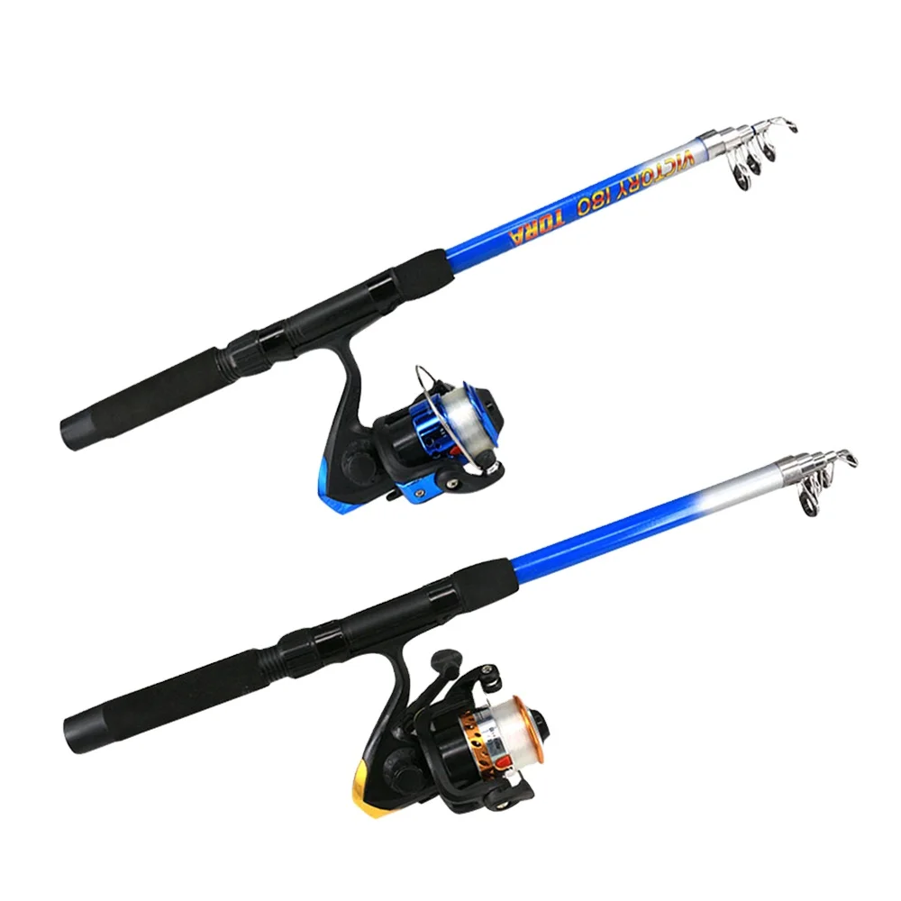 

Wholesale OEM Saltwater Carbon Fiber Casting Spinning Telescopic Fishing Rod with Reel