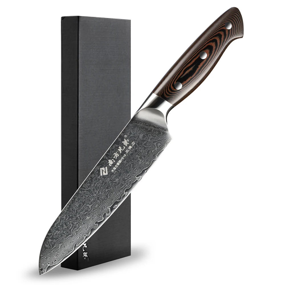 

Super Sharp Damascus Japanese Santoku Chef Kitchen Knife 8 Inch Knife Set Online