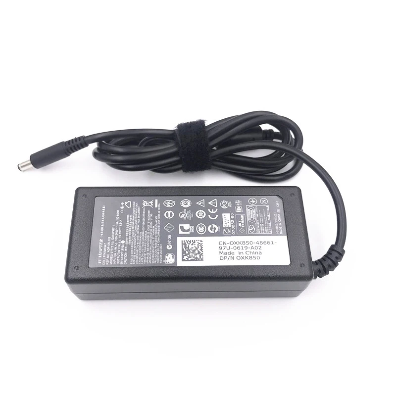

Genuine Laptop 65W 19.5V 3.34A 4.5*3.0mm AC Power Adapter Charger For Dell Inspiron 15-5559 13-7347, Black